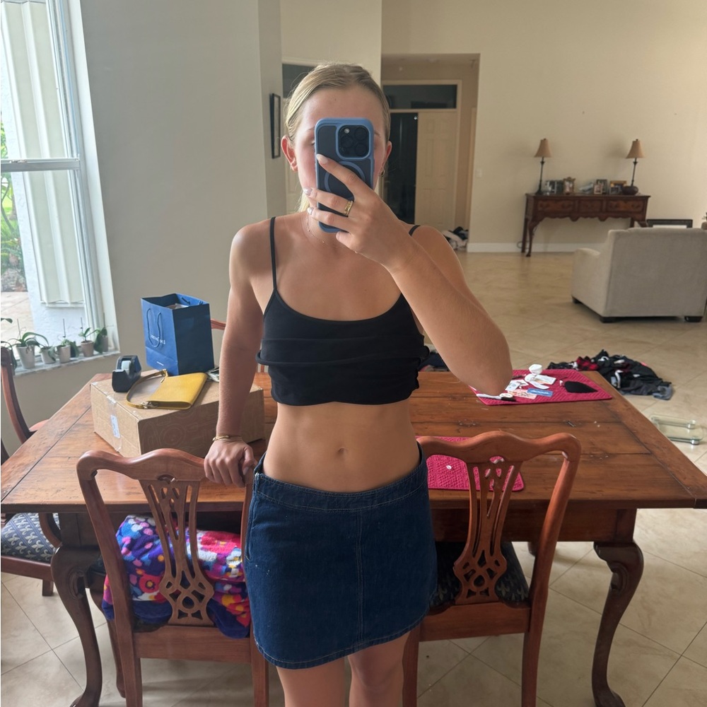 ZARA denim skirt
